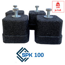 4x Antivibrationsfüsse, Bodenaufstellung, SPK 100...