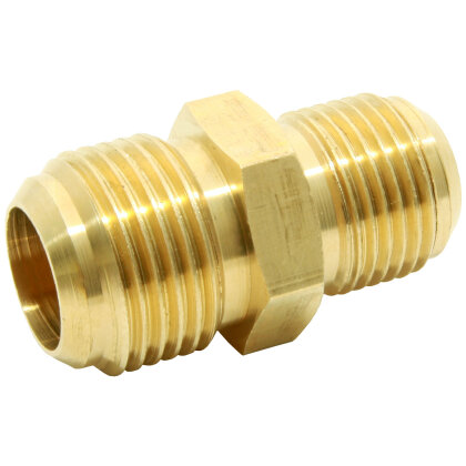 Reduziernippel Messing M5/8 Zoll auf M1/2 Zoll SAE Klimaanlage Verbinder