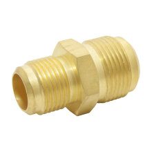 Reduziernippel Messing M3/4 Zoll auf M5/8 Zoll SAE Klimaanlage Verbinder