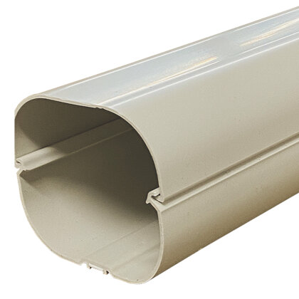Kanal (T 72 - EXC), 2 Meter lang, elfenbein (RAL 9002)