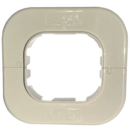 Wandrosette (RM 100 - EXC), elfenbein (RAL 9002)