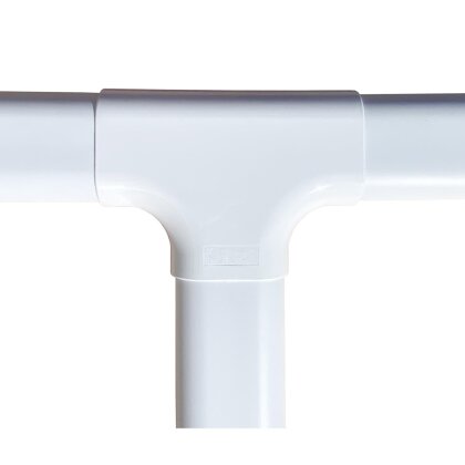 T-Verbinder (DT 60 - EXC) für TB 72 - EXC Kanäle, weiß