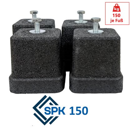 4x Antivibrationsfüsse, Bodenaufstellung, SPK 150 (150kg je Fuß) SCD500270