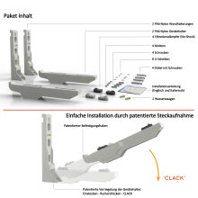Wandkonsole SPIRIT XS100 PLUS Wandhalterung für Split Klimaanlage Aussengerät (kurzer Arm)