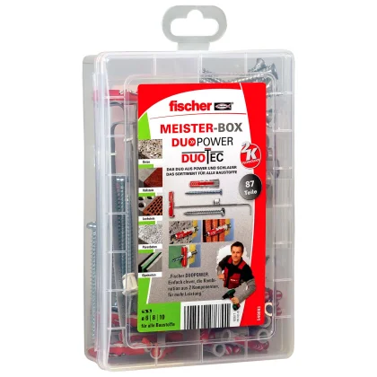 fischer Meister-Box DuoPower / DuoTec + Schraube (87 Teile)