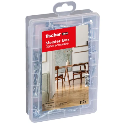 fischer Meister-Box Dübelschrauben (112 Teile)