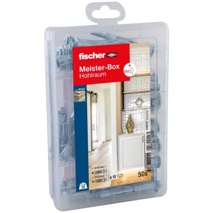 fischer Meister-Box Hohlraum + Schraube (50 Teile)