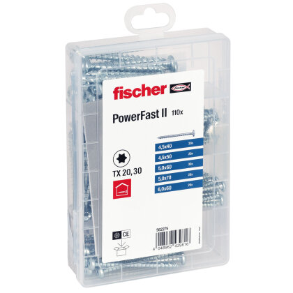 fischer Meister-Box PowerFast II PH VG TX (110 Teile)