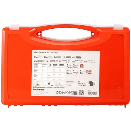 fischer Meister-Box XL Universal + Schrauben (266 Teile)