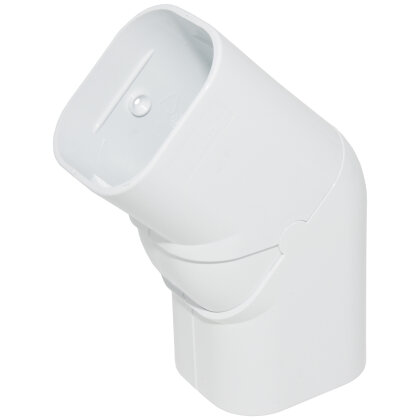 Kurve/Bogen 90°-135° FLEXIBEL flach (CPS 100 - EXC), weiß