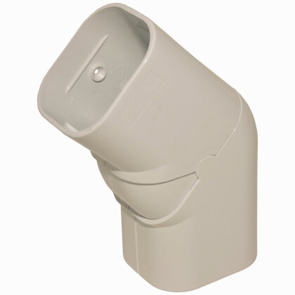 Kurve/Bogen 90°-135° FLEXIBEL flach (CPS 100 - EXC), elfenbein