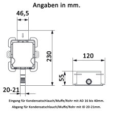 UP/AP Trockensiphon / Kugelsiphon REGIO mit Kugeldichtung...