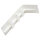 Stoßverbinder weiß (ST 28 W) - für HZ-Sockelleiste SLF-28