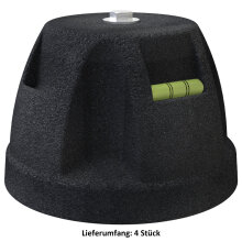 4x Antivibrationsfuß ZEUS,  Höhe 107 mm (500kg gesamt) SCD500277