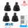 4x Antivibrationsfuß ZEUS HA short, Höhe 150-205 mm  & Neigung 0-15° (500kg gesamt) SCD500279