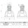 4x Antivibrationsfuß ZEUS HA short, Höhe 150-205 mm  & Neigung 0-15° (500kg gesamt) SCD500279