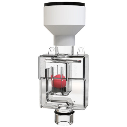 Transparenter Kugelsiphon Eingang für Ø 16-25mm - Abgang über separate Muffe