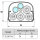 B-WARE!!!!!! 75 - OPT weiß, Kanal (T 75 - OPT-FC), ca. 1,95m lang, FullCover